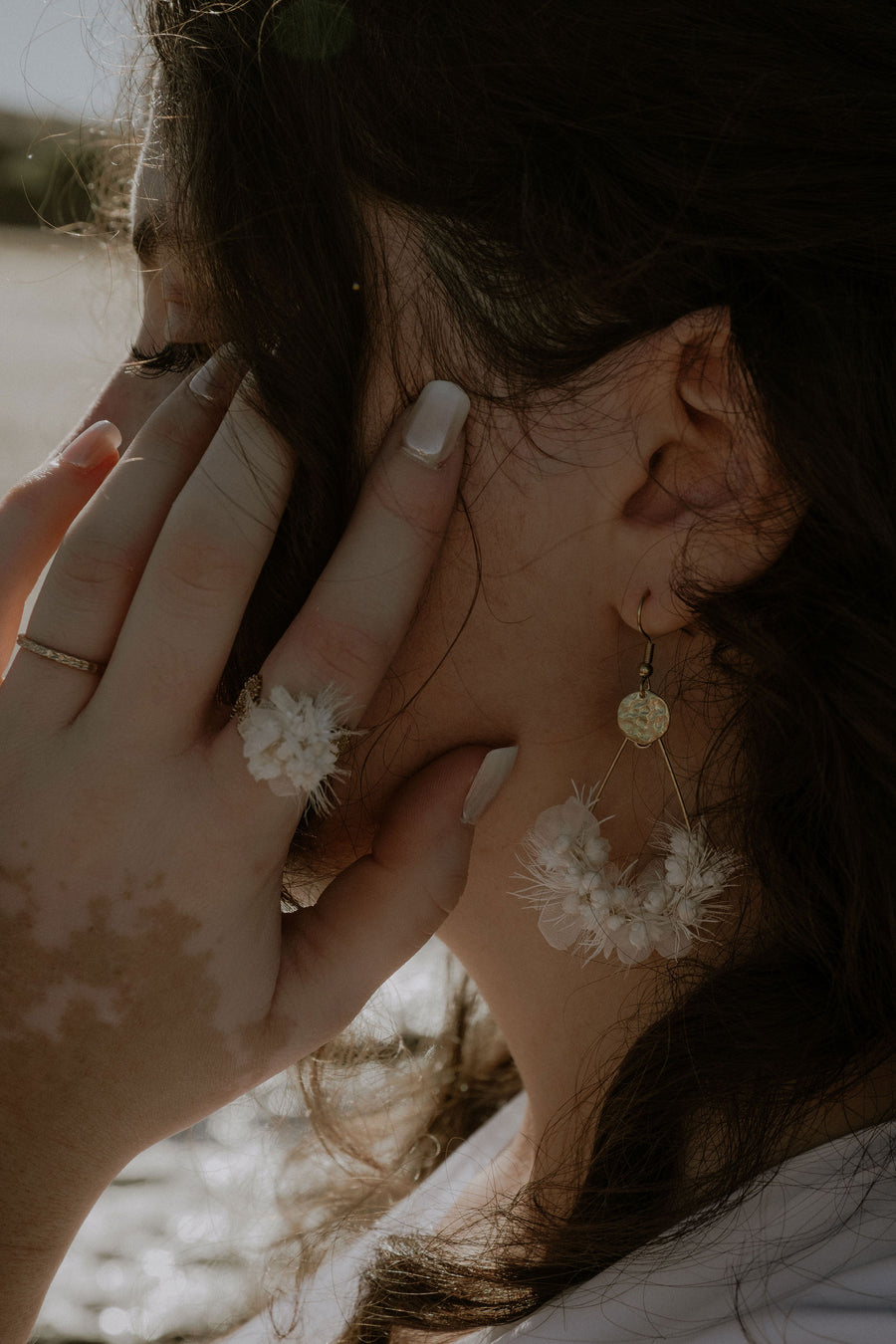 Boucles d'oreilles Goutte Latte – Latte Brume